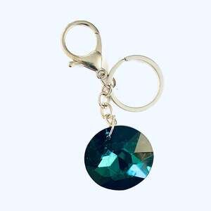Emerald Green Bauble Keychain